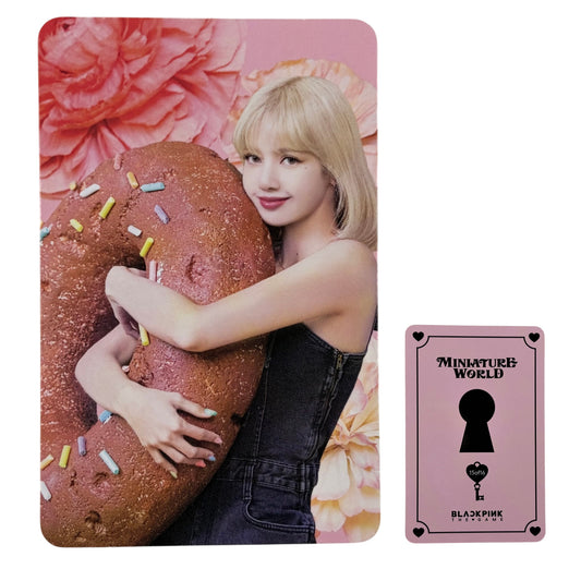 BLACKPINK LISA Official Miniature World Photocard 04