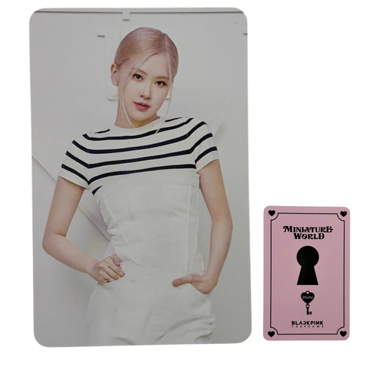 BLACKPINK Rosé Official Miniature World Photocard 01