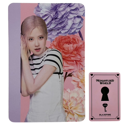 BLACKPINK Rosé Official Miniature World Photocard 04