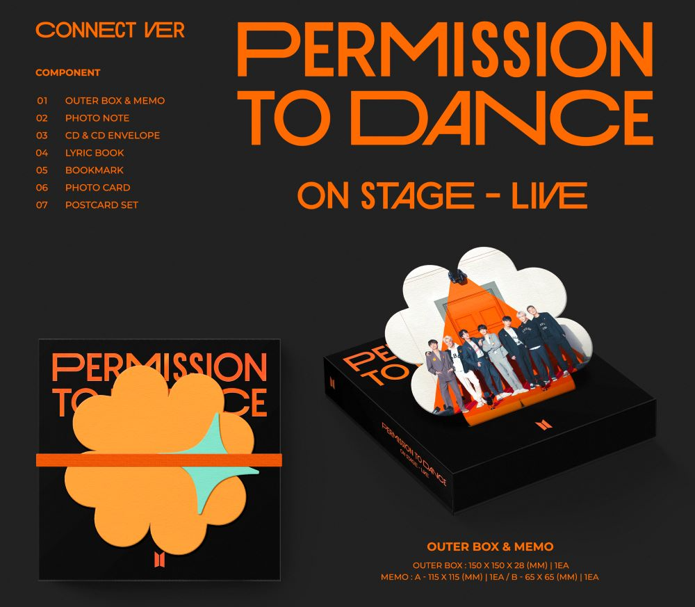 BTS 방탄소년단 PERMISSION TO DANCE ON STAGE - LIVE Album [Connect Ver]