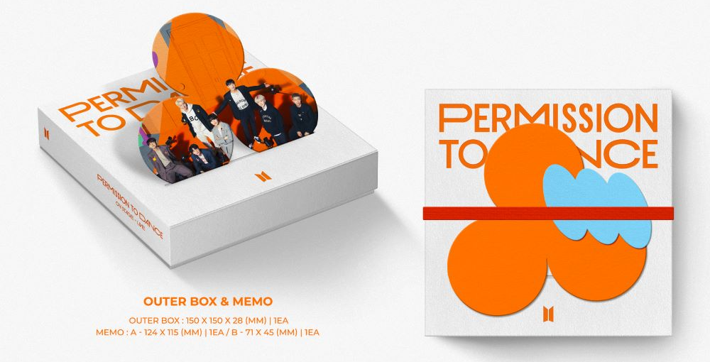 BTS 방탄소년단 PERMISSION TO DANCE ON STAGE - LIVE Album [Contact Ver]