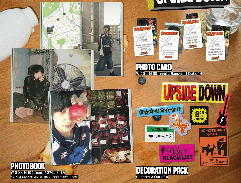 Chanyeol (EXO) - 2nd Mini Album [Upside Down] (Selfie Ver.) 276p Photobook + Photocard