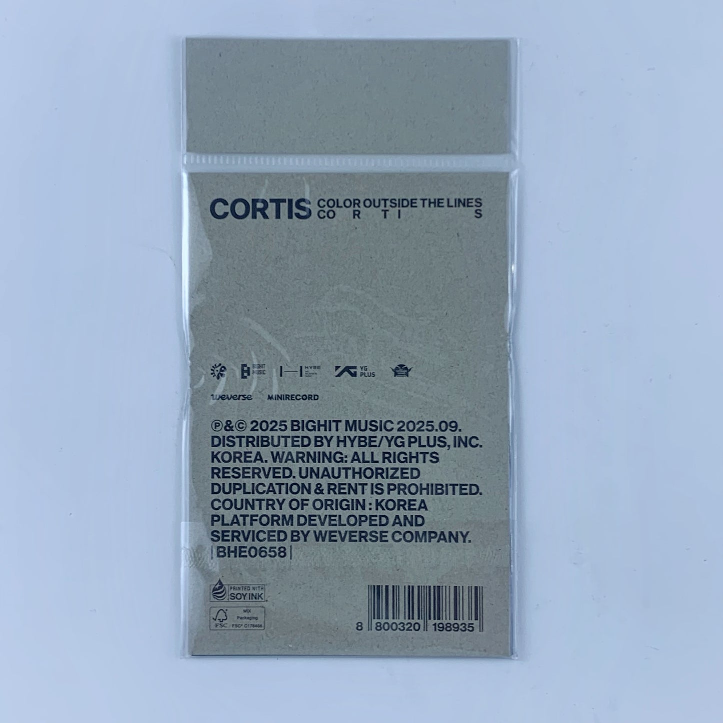 CORTIS – The 1st EP [COLOR OUTSIDE THE LINES] (Weverse Albums Ver. A)