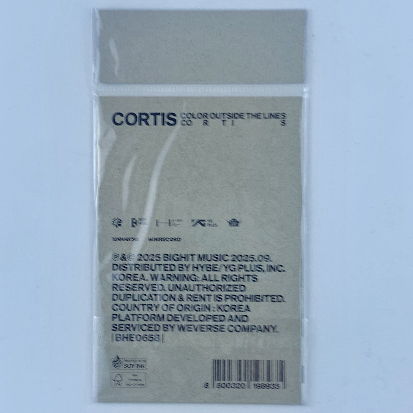 CORTIS – The 1st EP [COLOR OUTSIDE THE LINES] (Weverse Albums Ver. B)