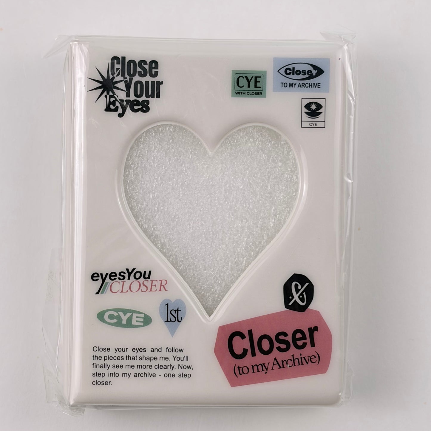 Official Close Your Eyes "Closer to my Archive" Photocard Collection Book