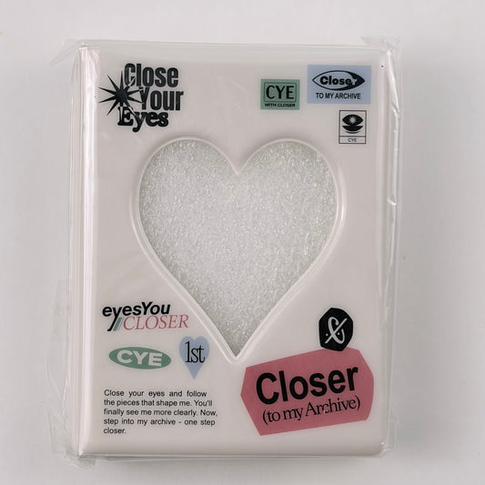 Official Close Your Eyes "Closer to my Archive" Photocard Collection Book