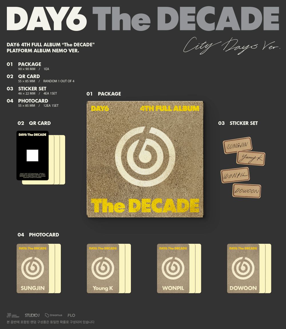 DAY6 – The DECADE [CITY DAY6 Ver.] Platform Album | Nemo Ver.