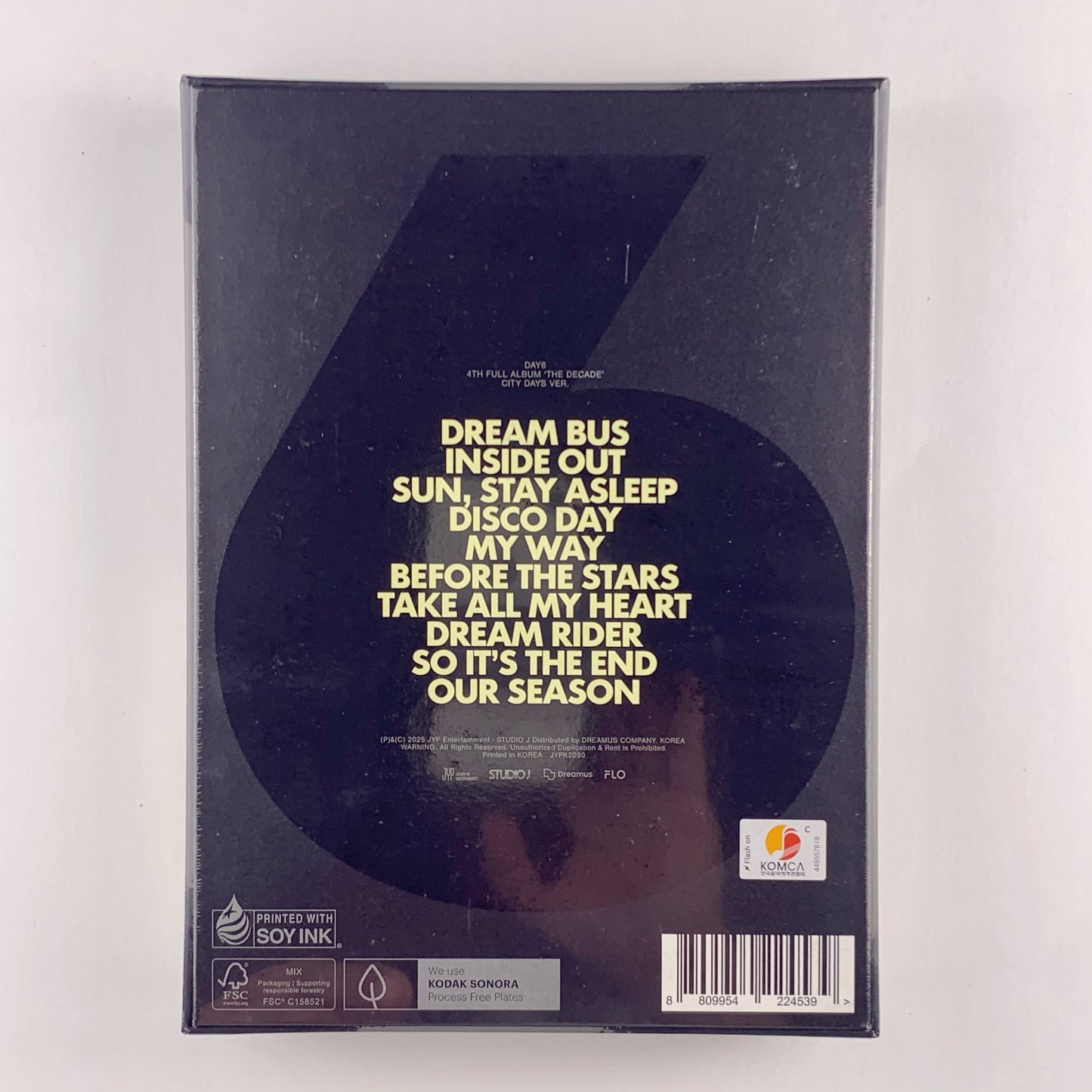 DAY6 – The DECADE (City Day6 Ver.) CD + Photobook + Random Photocard