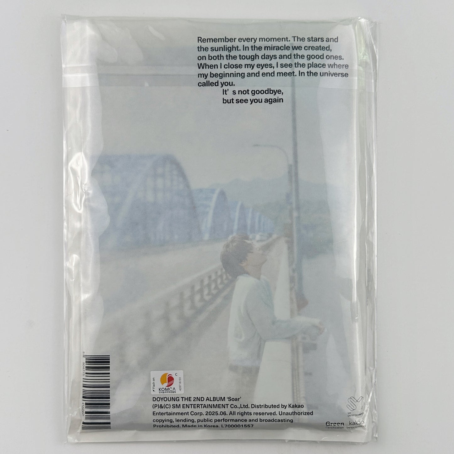 DOYOUNG(NCT) – 2nd Album [Soar] (Be My Light Ver.) CD + Photobook + Photocard