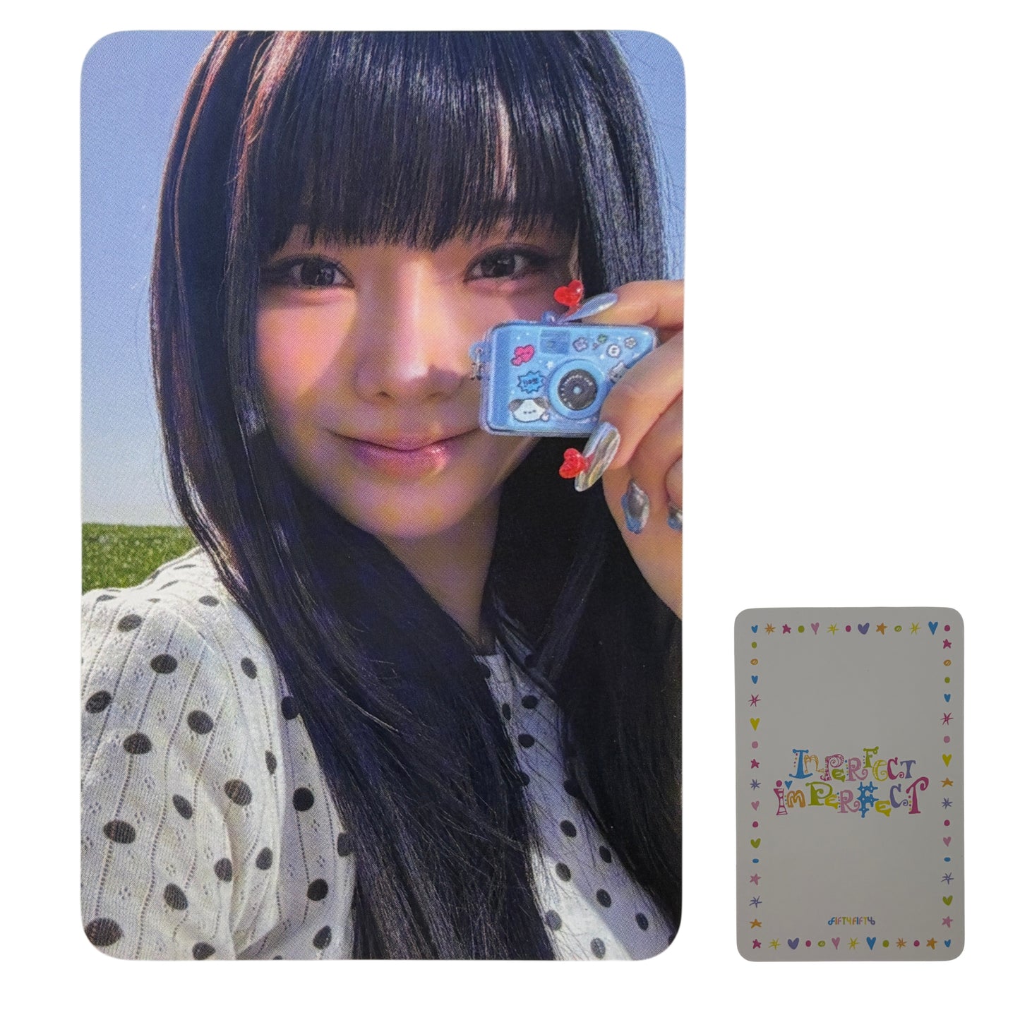 FIFTY FIFTY KEENA Imperfect I'mperfect POP-UP Card 01