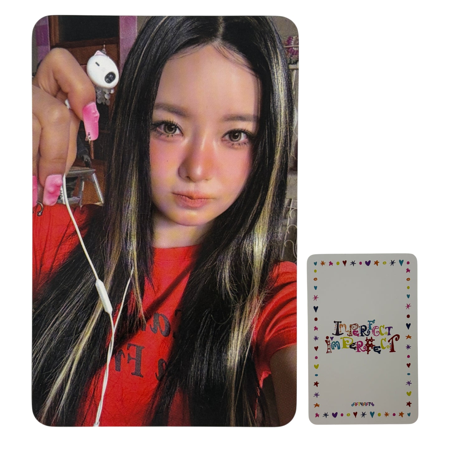 FIFTY FIFTY KEENA Imperfect I'mperfect POP-UP Card 03