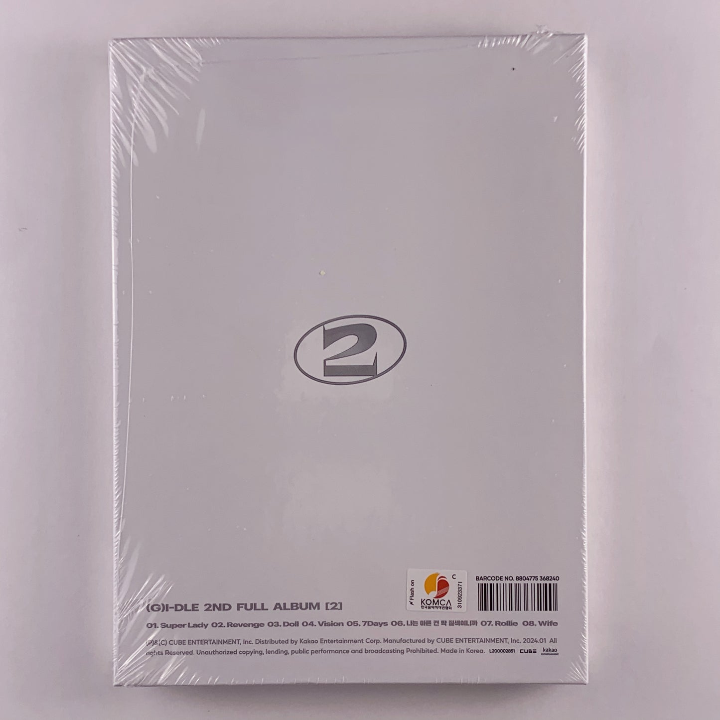 (G)I-DLE – 2nd Full Album [2] (1 Ver.) CD + Photobook + Photocards