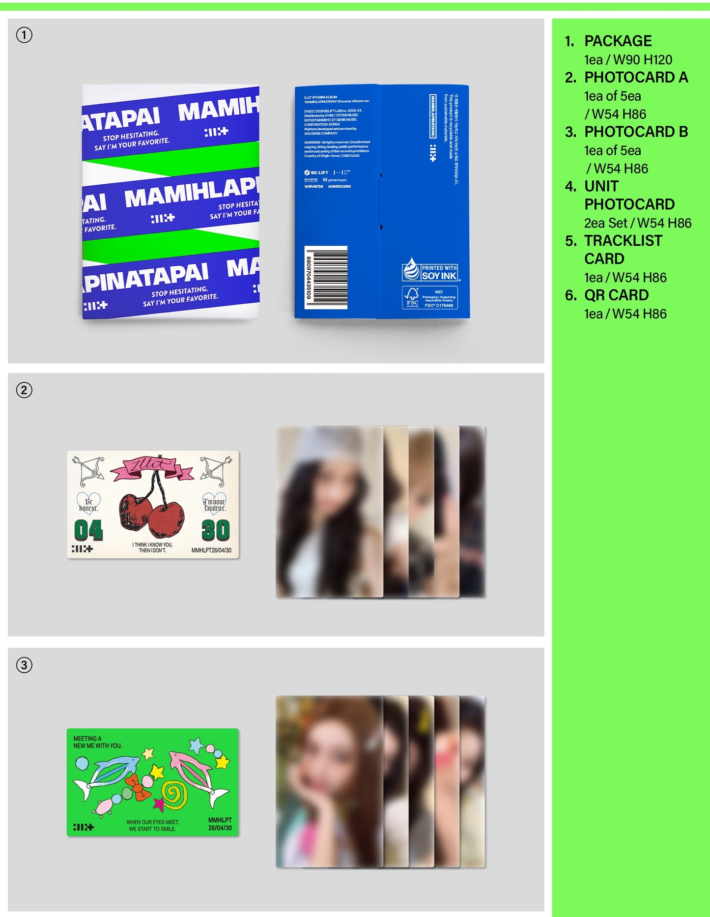 ILLIT MAMIHLAPINATAPAI Weverse Albums Ver.