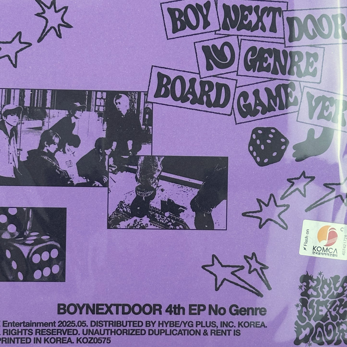 BOYNEXTDOOR - No Genre (Board Game Ver.)