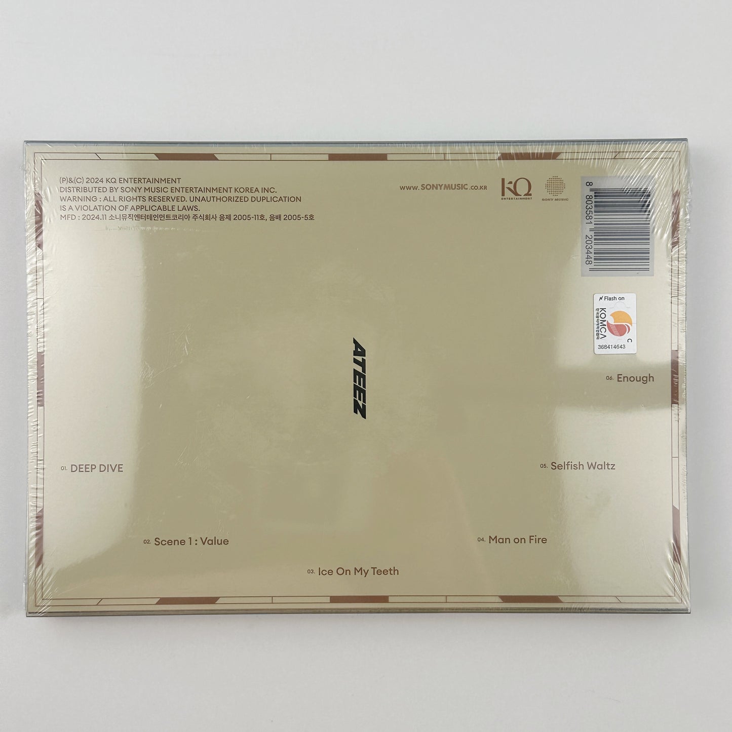 ATEEZ Golden Hour Part.2 For Ver 11th EP CD Photobook Photocard