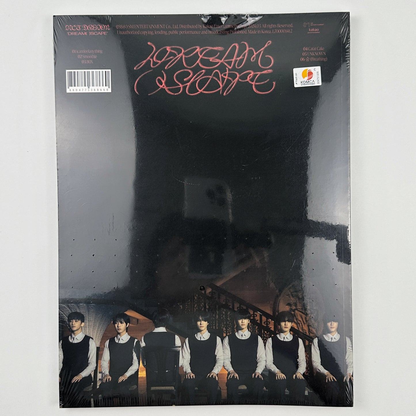 NCT DREAM DREAM( )SCAPE Photobook icantfeelanything Ver CD Photocard K-Pop