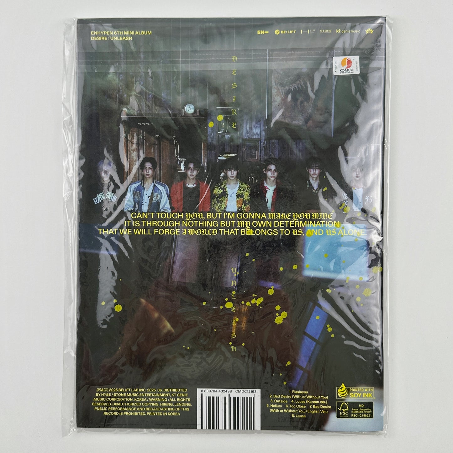 ENHYPEN DESIRE : UNLEASH Photobook (YOU) Ver Album CD Photobook Photocard K-Pop