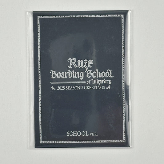 RIIZE 2025 Season’s Greetings Official Random Trading Card Set (2PC) - Concept + Selfie School ver.