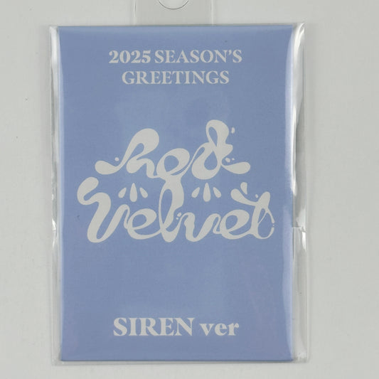 Red Velvet 2025 Season’s Greetings Official Random Trading Card Set (2PC) Siren