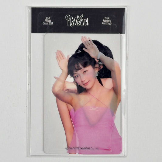 Red Velvet 2024 SEASON'S GREETINGS CLEAR PHOTO CARD SEULGI