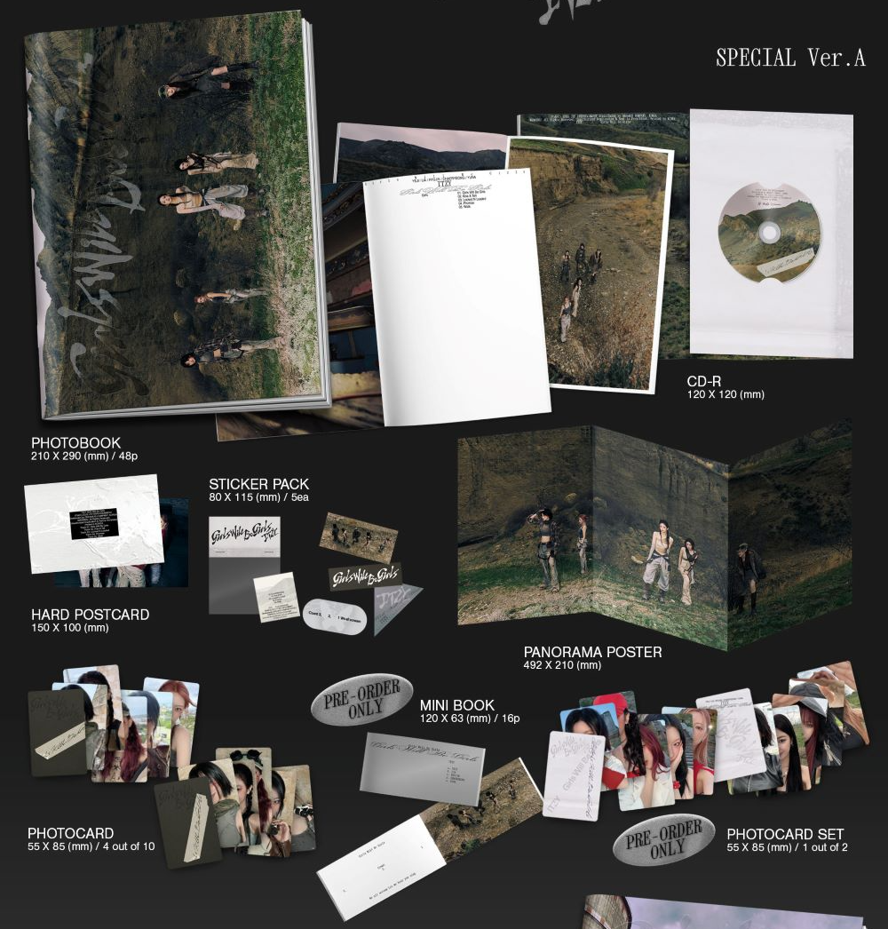 ITZY – [Girls Will Be Girls] Special Edition (A Ver.) CD + Photobook + Photocards + Poster