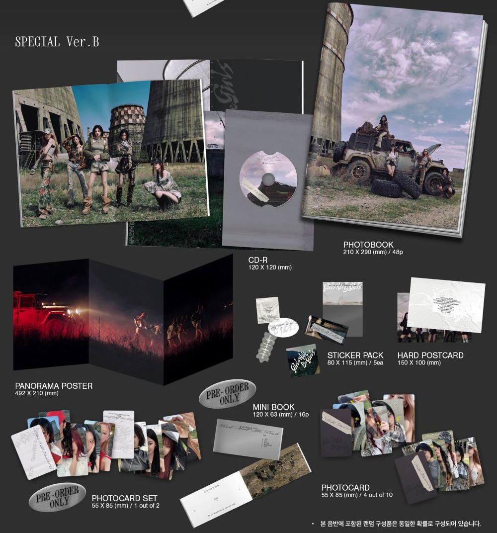 ITZY – [Girls Will Be Girls] Special Edition (B Ver.) CD + Photobook + Photocards + Poster