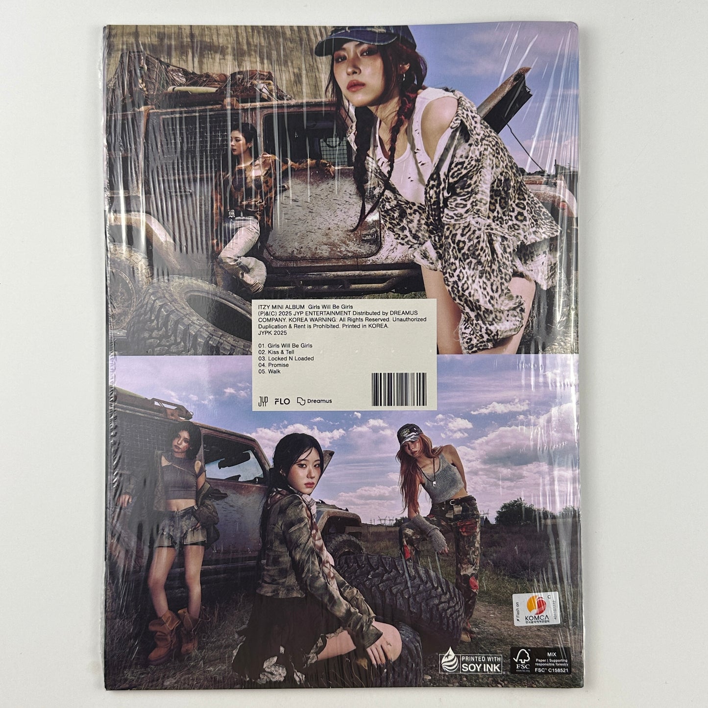 ITZY – [Girls Will Be Girls] Special Edition (B Ver.) CD + Photobook + Photocards + Poster