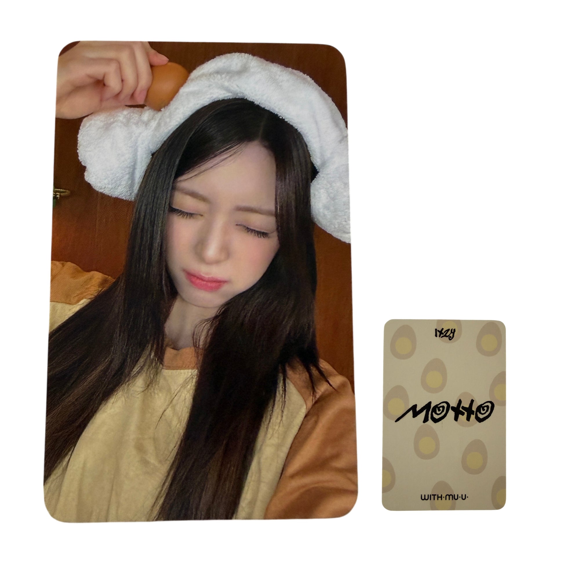 ITZY YUNA Motto Withmuu Lucky Draw Photocard 