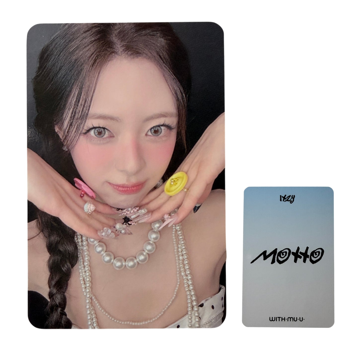 ITZY YUNA Motto Withmuu Photocard 