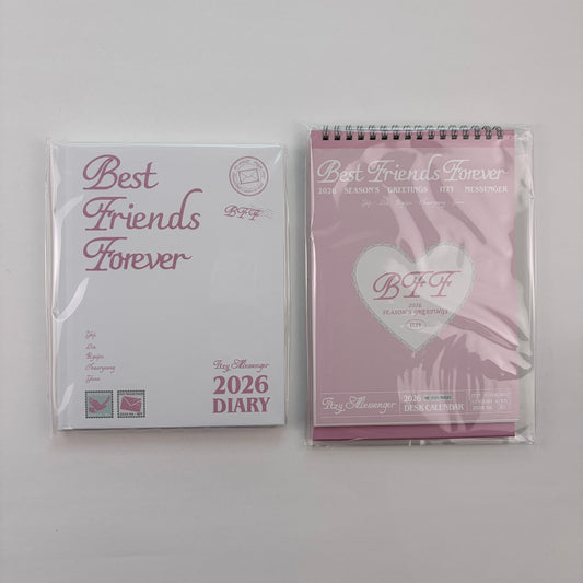 ITZY Official 2026 Season’s Greetings Desk Calendar + Diary Set Kpop