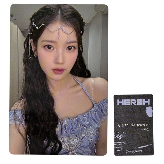 IU 2024 HEREH World Tour Encore The Winning MD Photocard 03