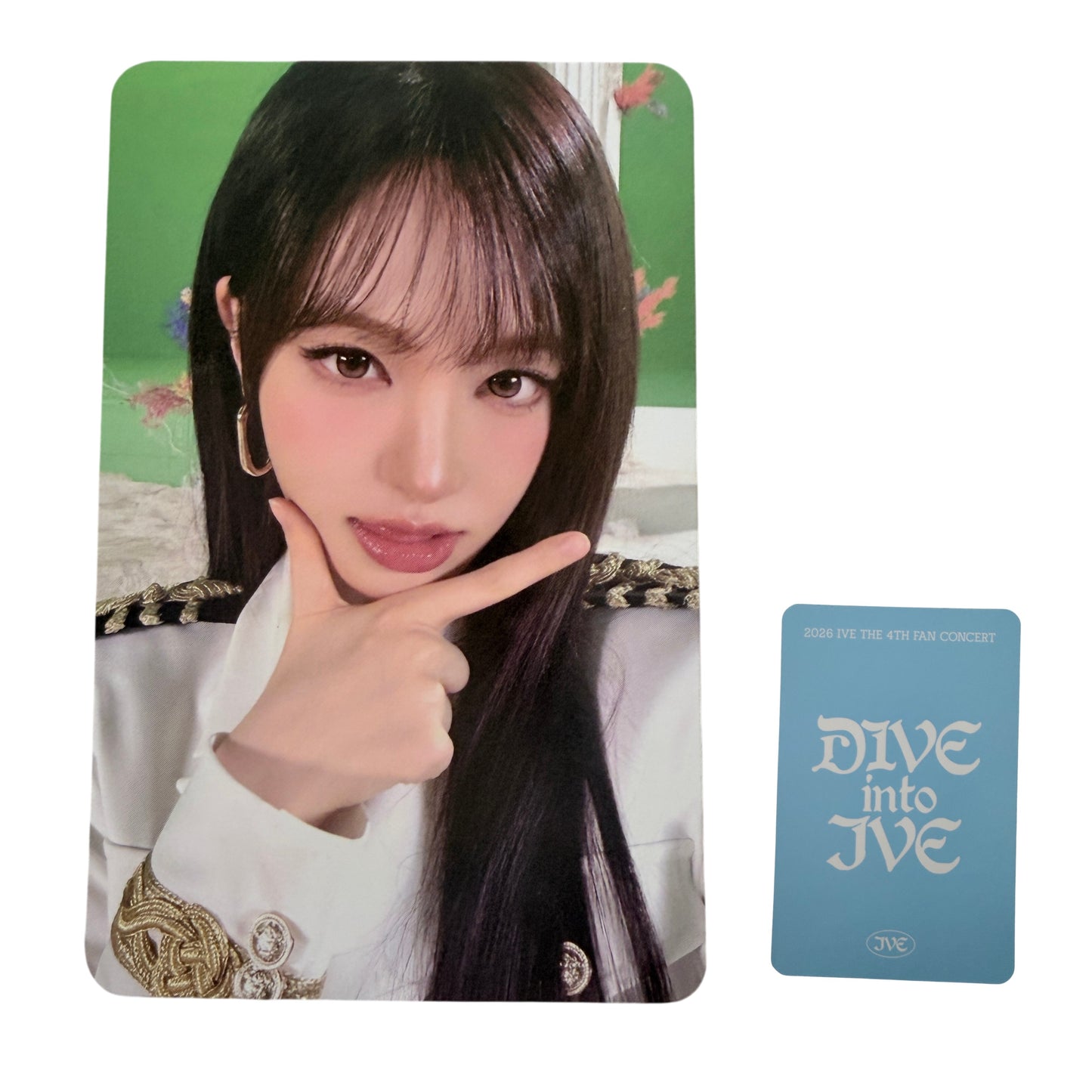 IVE LIZ DIVE into IVE Fan Concert Trading Card 01