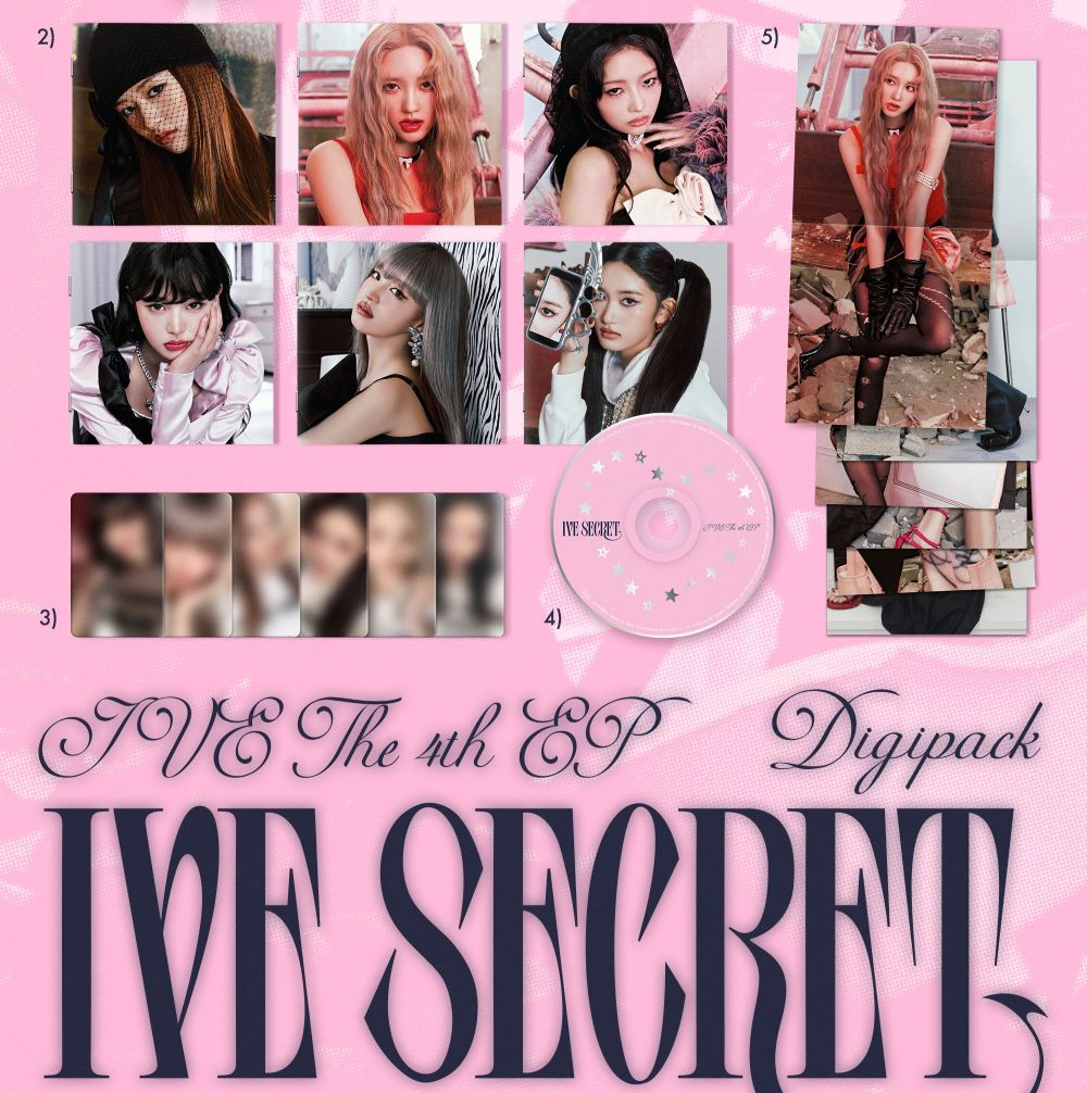 IVE - The 4th EP [IVE SECRET] (Digipack Ver.) – LIZ CD + Photobook + Poster + Photocard (Copy) (Copy) (Copy) (Copy)