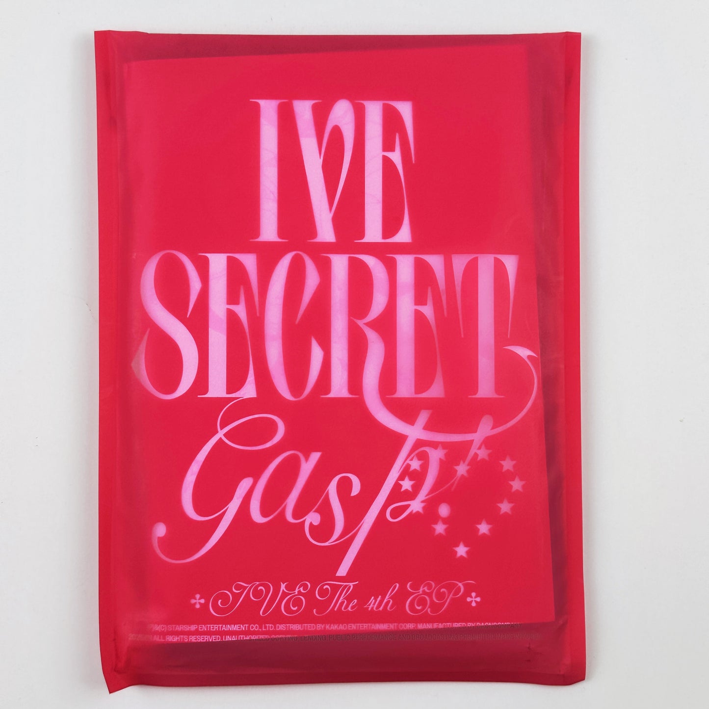 IVE - 4th EP IVE SECRET [Gasp! Ver.] Official K-Pop Album + Photocard