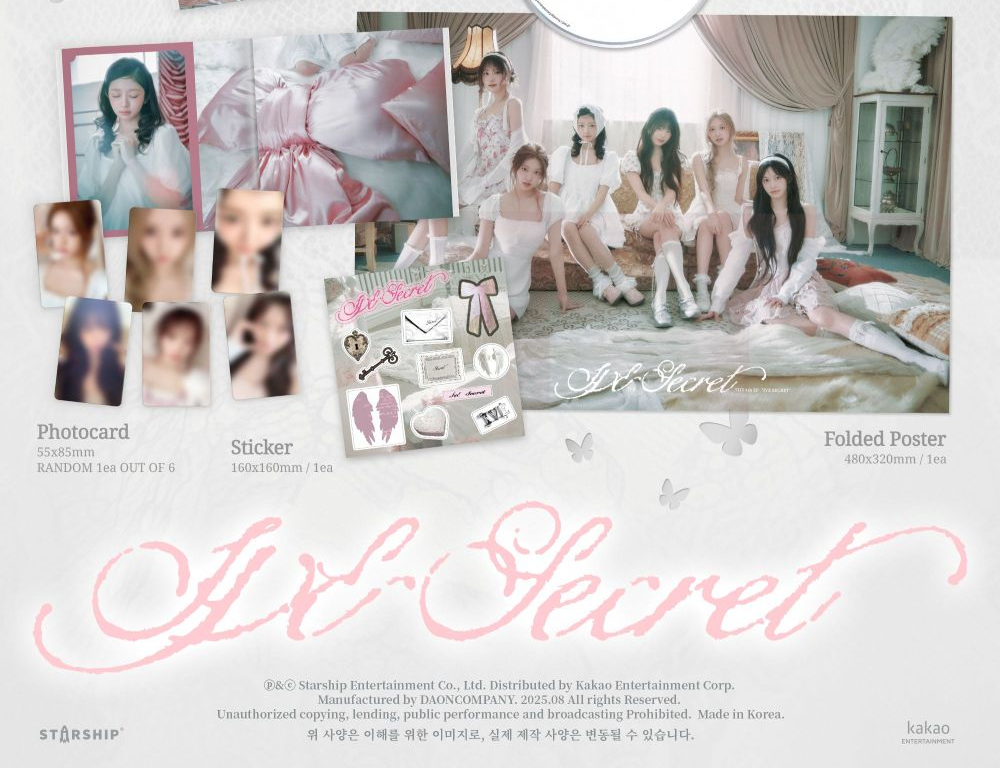 IVE THE 4th EP [IVE SECRET] (LOVED IVE ver.) Limited CD + Photobook + Photocard