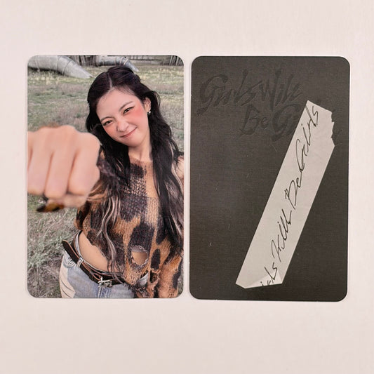 ITZY LIA GIRLS WILL BE GIRLS Special Edition Official Photocard