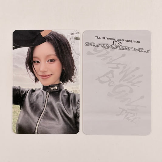 ITZY YEJI GIRLS WILL BE GIRLS Special Edition POB Official Photocard