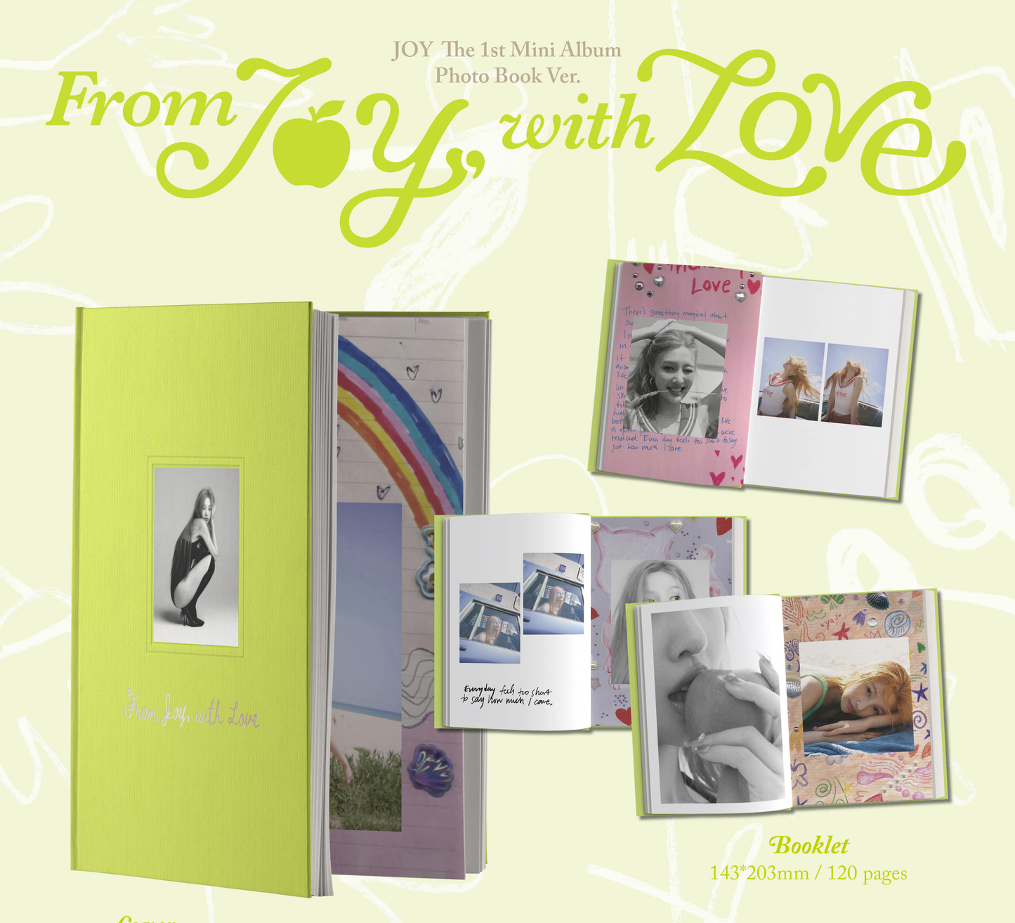JOY 1st Mini Album [From JOY, with Love] (Photo Book Ver.) K-Pop CD