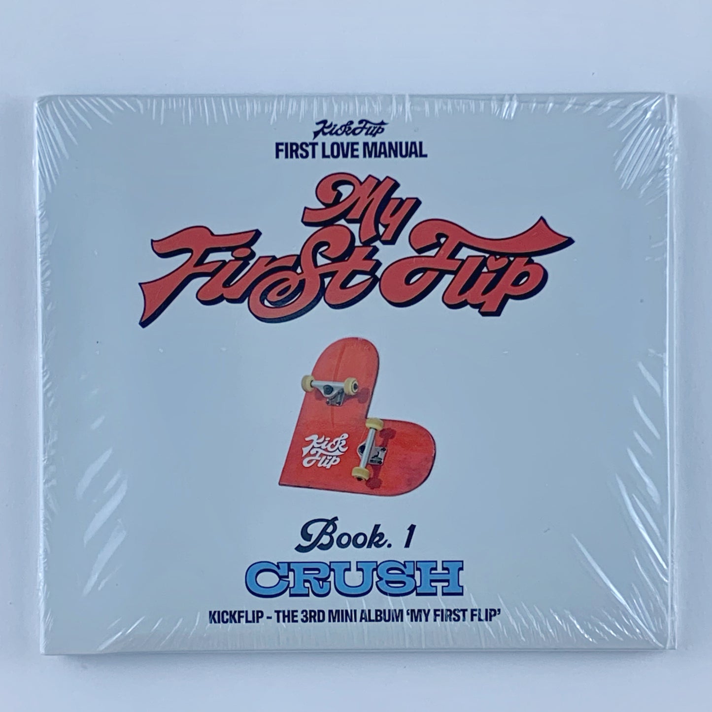 KickFlip – My First Flip (DIGIPACK / CRUSH Ver.) Album + Photocard + Poster + Sticker