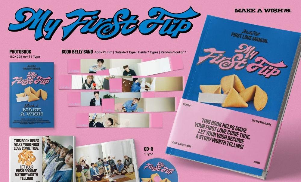 KickFlip – My First Flip (Regular Edition) Album | Make A Wish ver.