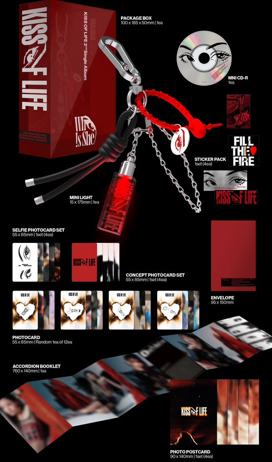 KISS OF LIFE 2nd Single Album Who is she (Seek Ver.)