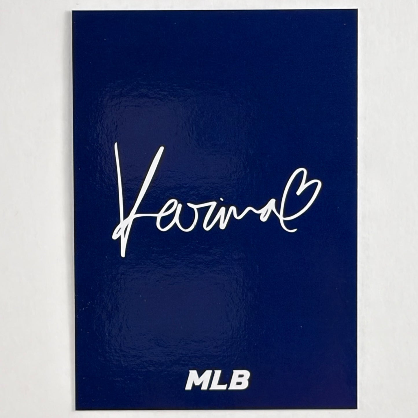 KARINA (of AESPA) MLB Event Photocard