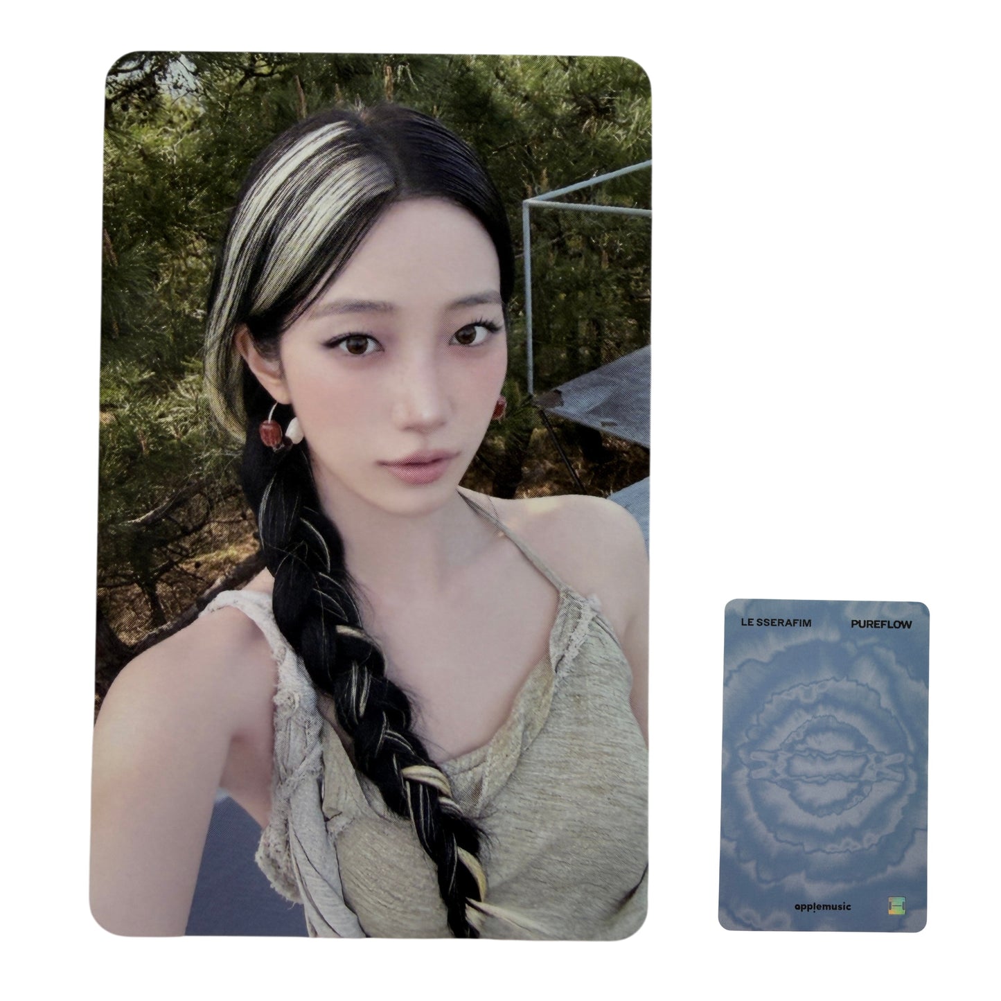 LE SSERAFIM KAZUHA PUREFLOW pt.1 APPLEMUSIC Lucky Draw Photocard
