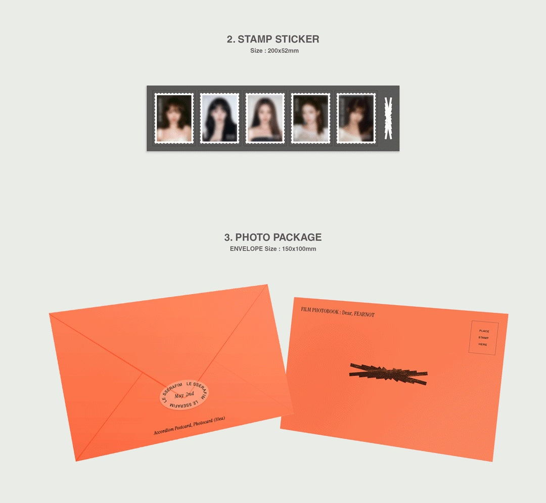 LE SSERAFIM - FILM PHOTOBOOK : Dear, FEARNOT