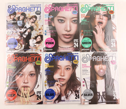 LE SSERAFIM – 1st Single Album SPAGHETTI (Compact Ver.)