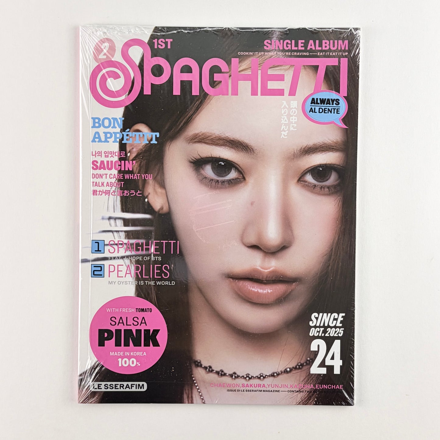 LE SSERAFIM – 1st Single Album SPAGHETTI (Compact Ver.)