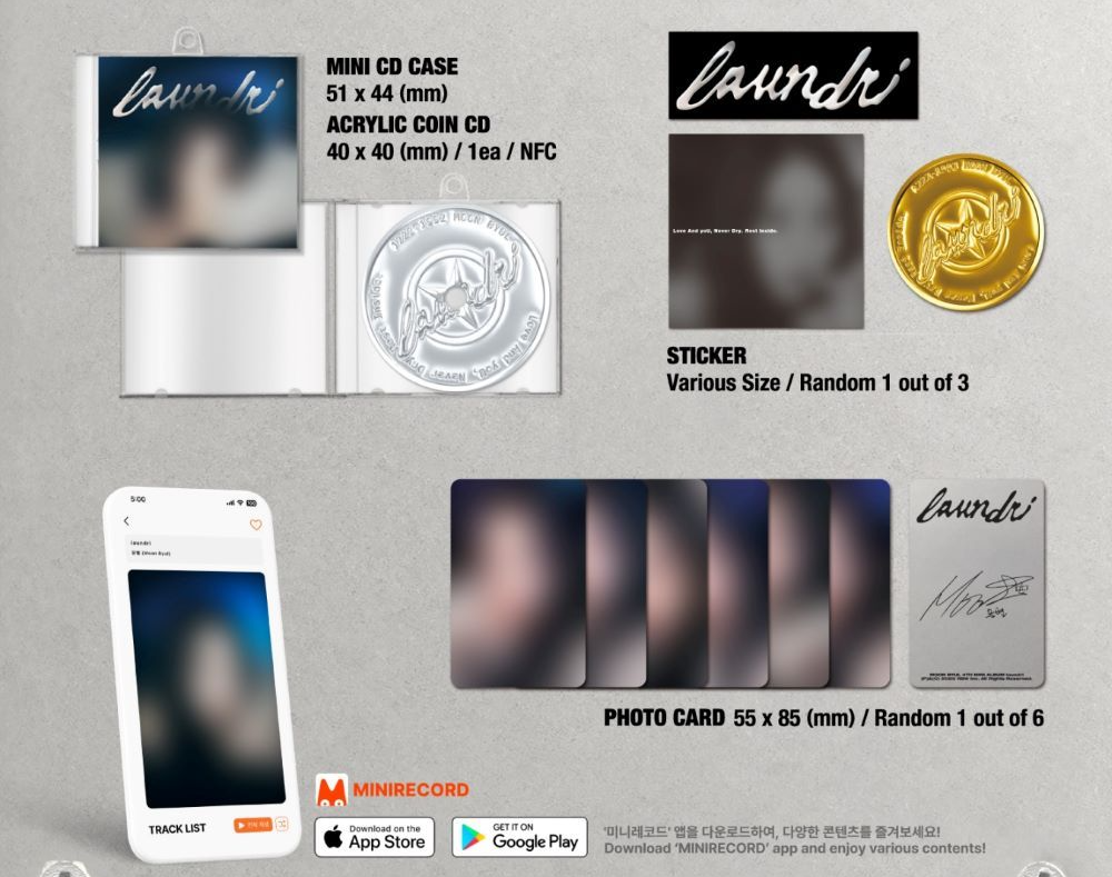 Moon Byul – Laundri (COIN ver.) – Acrylic CD + Photocard