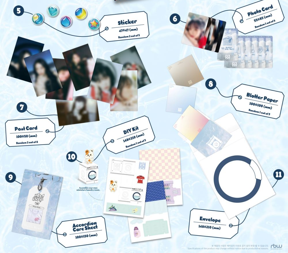 Moon Byul – 4th Mini Album [laundri] (Laundry Ver.) CD + Photobook + Photocard + Extras