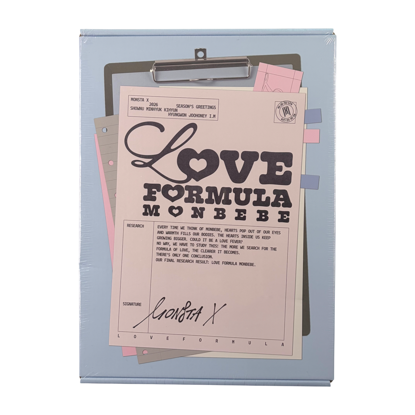 MONSTA X - 2026 Season's Greetings [LOVE FORMULA MONBEBE] Official Box Set
