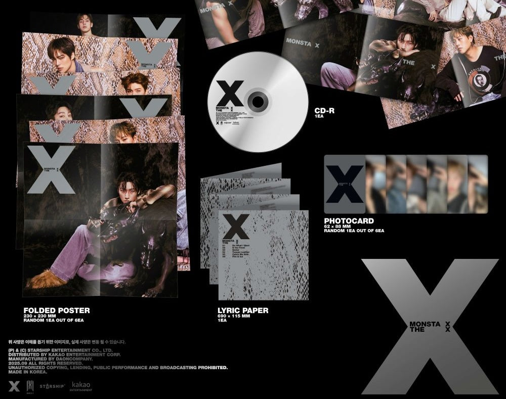 MONSTA X – The X –  (DIGIPACK / SHOWNU Ver.) CD + Photobook + Photocard